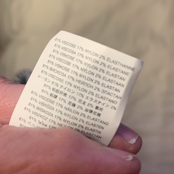 Michael Michael Kors viscose/nylon/spandex striped tunic sweater mid weight EUC - Picture 6 of 6